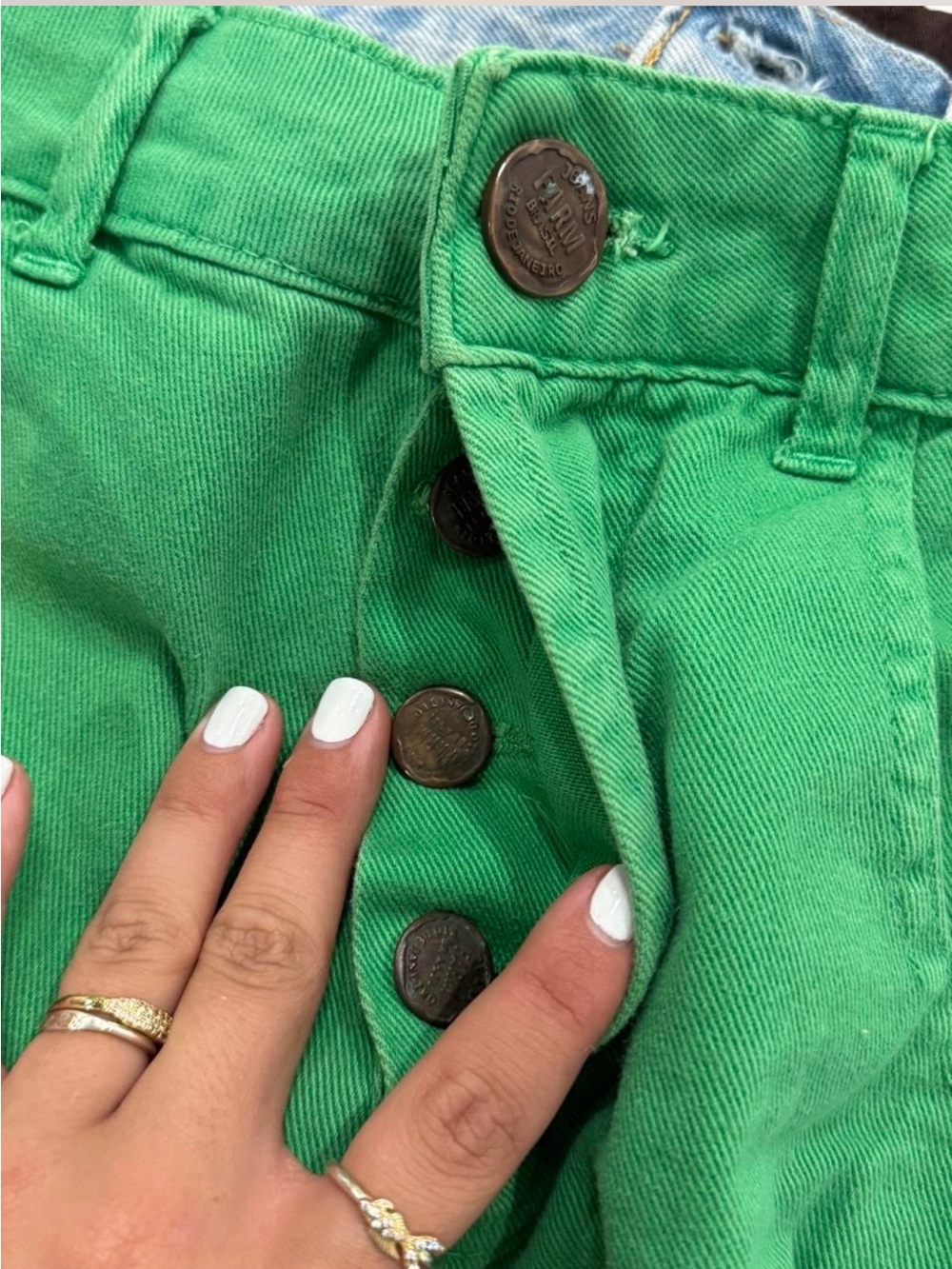 Farm Rio Green Low Rise Shorts 🫒 - Picture 6 of 8